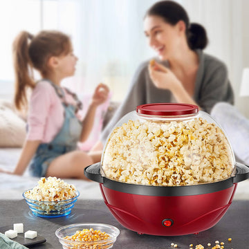 Household 850W Electric Popcorn Machine – Hot Air Popcorn Maker for Home, Fast & Healthy Snack Popper